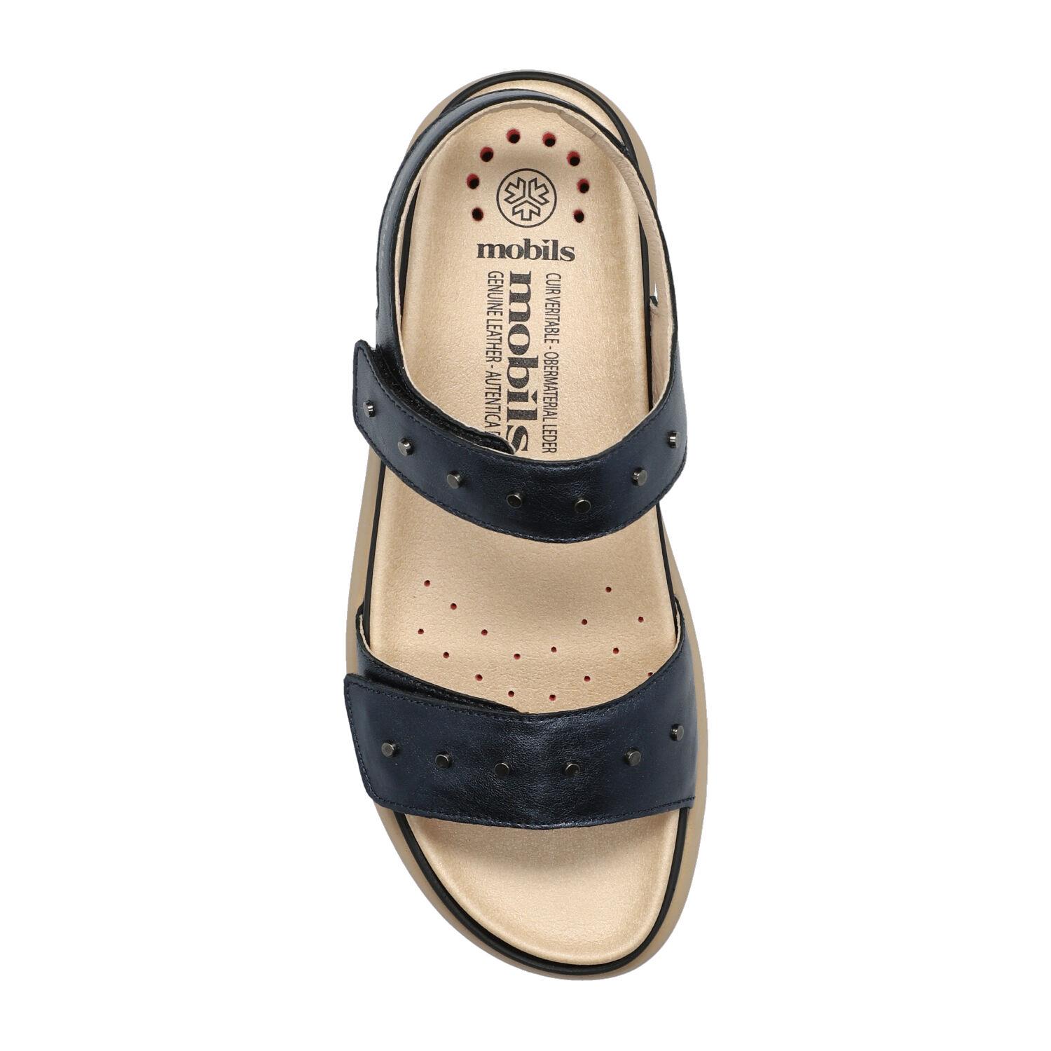 sandales femme modèle Farra Bleu jean - Mephisto